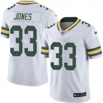 Youth Green Bay Packers #33 Aaron Jones White Vapor Untouchable Stitched Jersey Youth Green Bay Packers #33 Aaron Jones White Vapor Untouchable Stitched Jersey