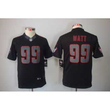 Youth Houston Texans #99 J.J. Watt Black 2018 Impact Limited Stitched NFL Jersey Youth Houston Texans #99 J.J. Watt Black 2018 Impact Limited Stitched NFL Jersey