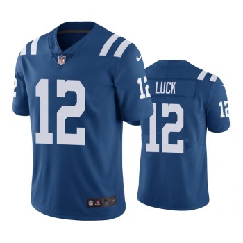 Youth Indianapolis Colts #12 Andrew Luck Blue Vapor Untouchable Limited Stitched Football Jersey Youth Indianapolis Colts #12 Andrew Luck Blue Vapor Untouchable Limited Stitched Football Jersey