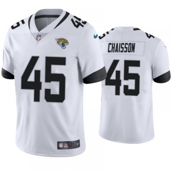 Youth Jacksonville Jaguars #45 K'Lavon Chaisson White Vapor Untouchable Stitched Jersey Youth Jacksonville Jaguars #45 K'Lavon Chaisson White Vapor Untouchable Stitched Jersey