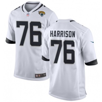 Youth Jacksonville Jaguars #76 Anton Harrison White 2023 Draft Stitched Jersey Youth Jacksonville Jaguars #76 Anton Harrison White 2023 Draft Stitched Jersey