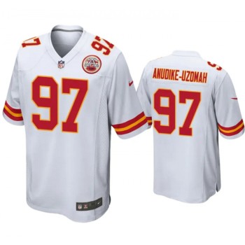 Youth Kansas City Chiefs #97 Felix Anudike-Uzomah White Stitched Jersey Youth Kansas City Chiefs #97 Felix Anudike-Uzomah White Stitched Jersey