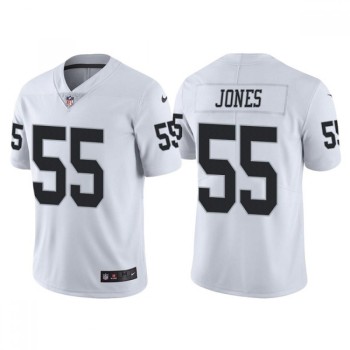Youth Las Vegas Raiders #55 Chandler Jones White Vapor Untouchable Limited Stitched NFL Jersey Youth Las Vegas Raiders #55 Chandler Jones White Vapor Untouchable Limited Stitched NFL Jersey