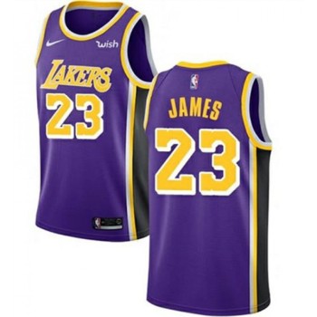 Youth Los Angeles Lakers #23 LeBron James Purple Stitched NBA Jersey Youth Los Angeles Lakers #23 LeBron James Purple Stitched NBA Jersey