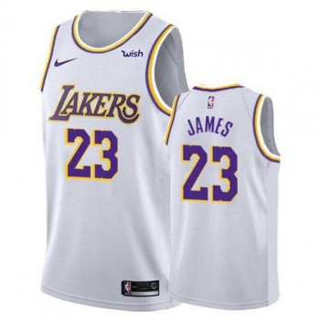 Youth Los Angeles Lakers #23 LeBron James White Stitched NBA Jersey Youth Los Angeles Lakers #23 LeBron James White Stitched NBA Jersey
