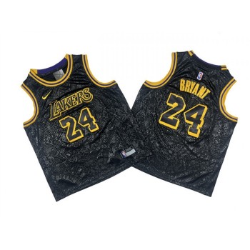 Youth Los Angeles Lakers #24 Kobe Bryant Black Stitched Basketball Jersey Youth Los Angeles Lakers #24 Kobe Bryant Black Stitched Basketball Jersey