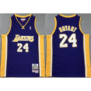 Youth Los Angeles Lakers #24 Kobe Bryant Purple Stitched Basketball Jersey Youth Los Angeles Lakers #24 Kobe Bryant Purple Stitched Basketball Jersey