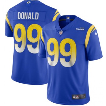 Youth Los Angeles Rams #99 Aaron Donald 2020 Royal Vapor Limited Stitched Jersey