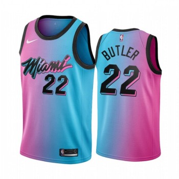 Youth Miami Heat #22 Jimmy Butler 2021 Blue/Pink City Edition Vice Stitched NBA Jersey Youth Miami Heat #22 Jimmy Butler 2021 Blue/Pink City Edition Vice Stitched NBA Jersey