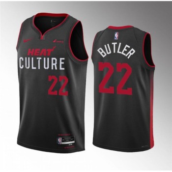 Youth Miami Heat #22 Jimmy Butler Black 2023/24 City Edition Stitched Jersey Youth Miami Heat #22 Jimmy Butler Black 2023/24 City Edition Stitched Jersey