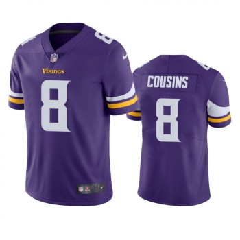 Youth Minnesota Vikings #8 Kirk Cousins Purple Vapor Untouchable Limited Stitched Jersey Youth Minnesota Vikings #8 Kirk Cousins Purple Vapor Untouchable Limited Stitched Jersey