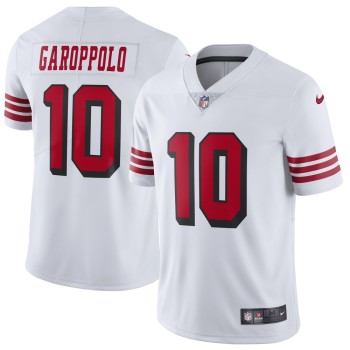 Youth NFL San Francisco 49ers #10 Jimmy Garoppolo Red Vapor Untouchable Limited Stitched Jersey Youth NFL San Francisco 49ers #10 Jimmy Garoppolo Red Vapor Untouchable Limited Stitched Jersey