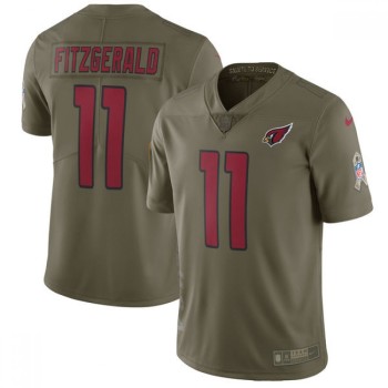 Youth Arizona Cardinals #11 Larry Fitzgerald Olive Salute To Service Limited Stitched NFL Jersey Youth Arizona Cardinals #11 Larry Fitzgerald Olive Salute To Service Limited Stitched NFL Jersey