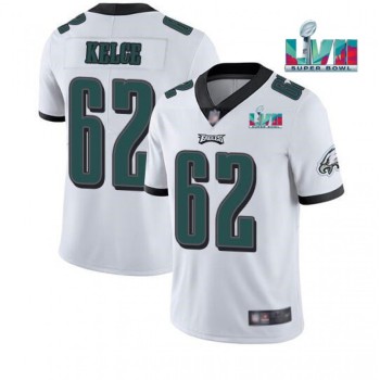 Youth Philadelphia Eagles #62 Jason Kelce White Super Bowl LVII Patch Vapor Untouchable Limited Stitched Football Jersey Youth Philadelphia Eagles #62 Jason Kelce White Super Bowl LVII Patch Vapor Untouchable Limited Stitched Football Jersey