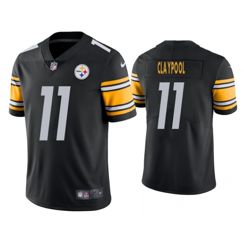 Youth Pittsburgh Steelers #11 Chase Claypool Black Vapor Untouchable Limited Stitched Jersey