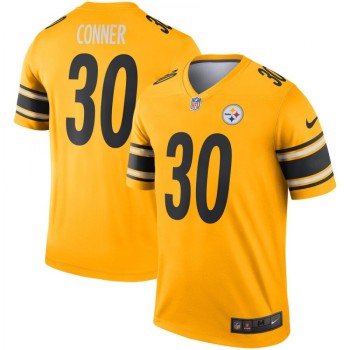 Youth Pittsburgh Steelers #30 James Conner 2019 Gold Inverted Legend Jersey Youth Pittsburgh Steelers #30 James Conner 2019 Gold Inverted Legend Jersey