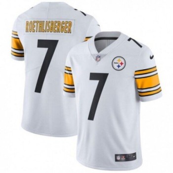 Youth Pittsburgh Steelers #7 Ben Roethlisberger White Vapor Untouchable Limited Stitched Jersey Youth Pittsburgh Steelers #7 Ben Roethlisberger White Vapor Untouchable Limited Stitched Jersey