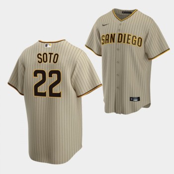 Youth San Diego Padres #22 Juan Soto Brown Stitched Baseball Jersey Youth San Diego Padres #22 Juan Soto Brown Stitched Baseball Jersey