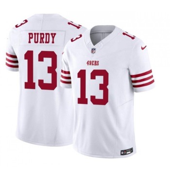 Youth San Francisco 49ers #13 Brock Purdy White 2023 F.U.S.E. Vapor Untouchable Limited Stitched Football Jersey Youth San Francisco 49ers #13 Brock Purdy White 2023 F.U.S.E. Vapor Untouchable Limited Stitched Football Jersey
