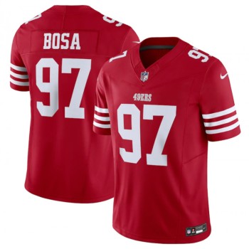 Youth San Francisco 49ers #97 Nick Bosa Red 2023 F.U.S.E. Vapor Limited Stitched Football Jersey Youth San Francisco 49ers #97 Nick Bosa Red 2023 F.U.S.E. Vapor Limited Stitched Football Jersey