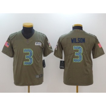 Youth Seattle Seahawks #3 Russell Wilson Salute To Service Limited Stitched NFL Jersey Youth Seattle Seahawks #3 Russell Wilson Salute To Service Limited Stitched NFL Jersey