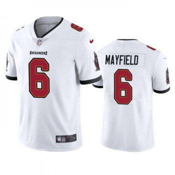 Youth Tampa Bay Buccaneers #6 Baker Mayfield White Vapor Untouchable Limited Stitched Jersey Youth Tampa Bay Buccaneers #6 Baker Mayfield White Vapor Untouchable Limited Stitched Jersey