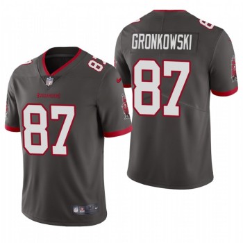 Youth Tampa Bay Buccaneers #87 Rob Gronkowski New Grey Vapor Untouchable Limited Stitched Jersey Youth Tampa Bay Buccaneers #87 Rob Gronkowski New Grey Vapor Untouchable Limited Stitched Jersey