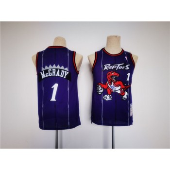 Youth Toronto Raptors #1 Tracy Mcgrady Purple Stitched Basketball Jersey Youth Toronto Raptors #1 Tracy Mcgrady Purple Stitched Basketball Jersey