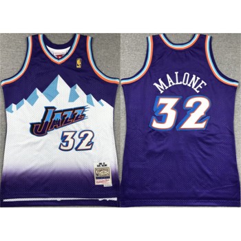 Youth Utah Jazz #32 Karl Malone Purple Stitched Basketball Jersey Youth Utah Jazz #32 Karl Malone Purple Stitched Basketball Jersey