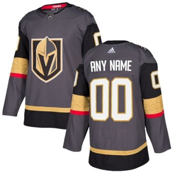 Youth Vegas Golden Knights Personalized Gray Stitched Jersey Youth Vegas Golden Knights Personalized Gray Stitched Jersey
