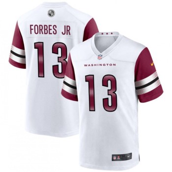 Youth Washington Commanders #13 Emmanuel Forbes 2022 White Stitched Football Jersey Youth Washington Commanders #13 Emmanuel Forbes 2022 White Stitched Football Jersey