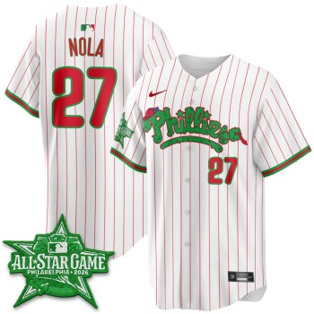 Youth Philadelphia Phillies #27 Aaron Nola White 2026 MLB All-Star Jersey