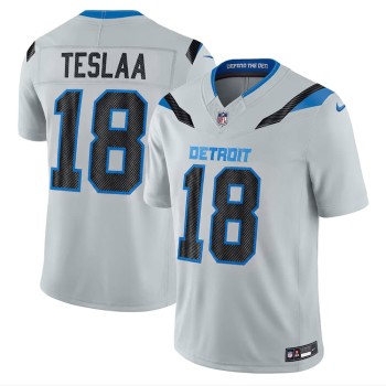 Men's Detroit Lions #18 Isaac TeSlaa Grey 2026 Rivalries Collection Vapor F.U.S.E. Limited Jersey Men's Detroit Lions #18 Isaac TeSlaa Grey 2026 Rivalries Collection Vapor F.U.S.E. Limited Jersey
