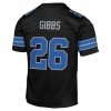 Youth Detroit Lions #26 Jahmyr Gibbs Black Alternate Player Game Jersey