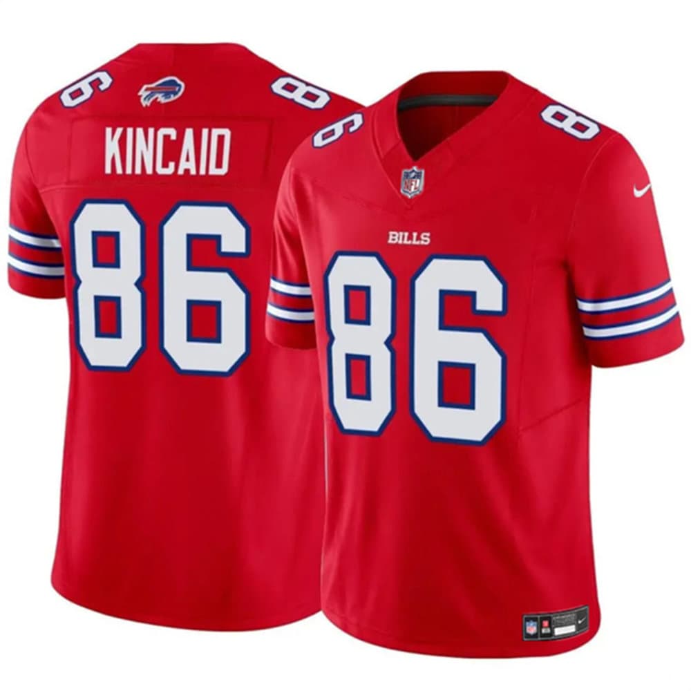 Men's Buffalo Bills #86 Dalton Kincaid Red 2026 Vapor F.U.S.E. Untouchable Limited Jersey