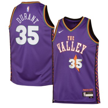 Youth Phoenix Suns Kevin Durant Purple 2024/25 Swingman Player Jersey - City Edition Youth Phoenix Suns Kevin Durant Purple 2024/25 Swingman Player Jersey - City Edition