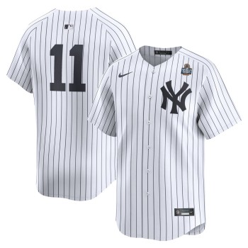 Men's New York Yankees #11 Anthony Volpe White 2024 World Series Home Limited Player Jersey Men's New York Yankees #11 Anthony Volpe White 2024 World Series Home Limited Player Jersey