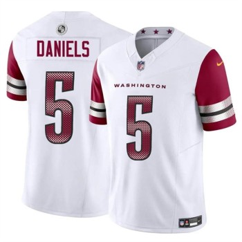Youth Washington Commanders #5 Jayden Daniels White 2024 Draft F.U.S.E Vapor Limited Stitched Football Jersey Youth Washington Commanders #5 Jayden Daniels White 2024 Draft F.U.S.E Vapor Limited Stitched Football Jersey