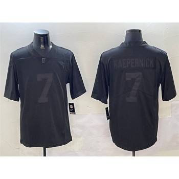 Men's Las Vegas Raiders #7 Colin Kaepernick Black Vapor Limited Jersey