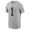 Men's New York Jets Ahmad Sauce Gardner Gray 2024 Salute To Service Name & Number T-Shirt