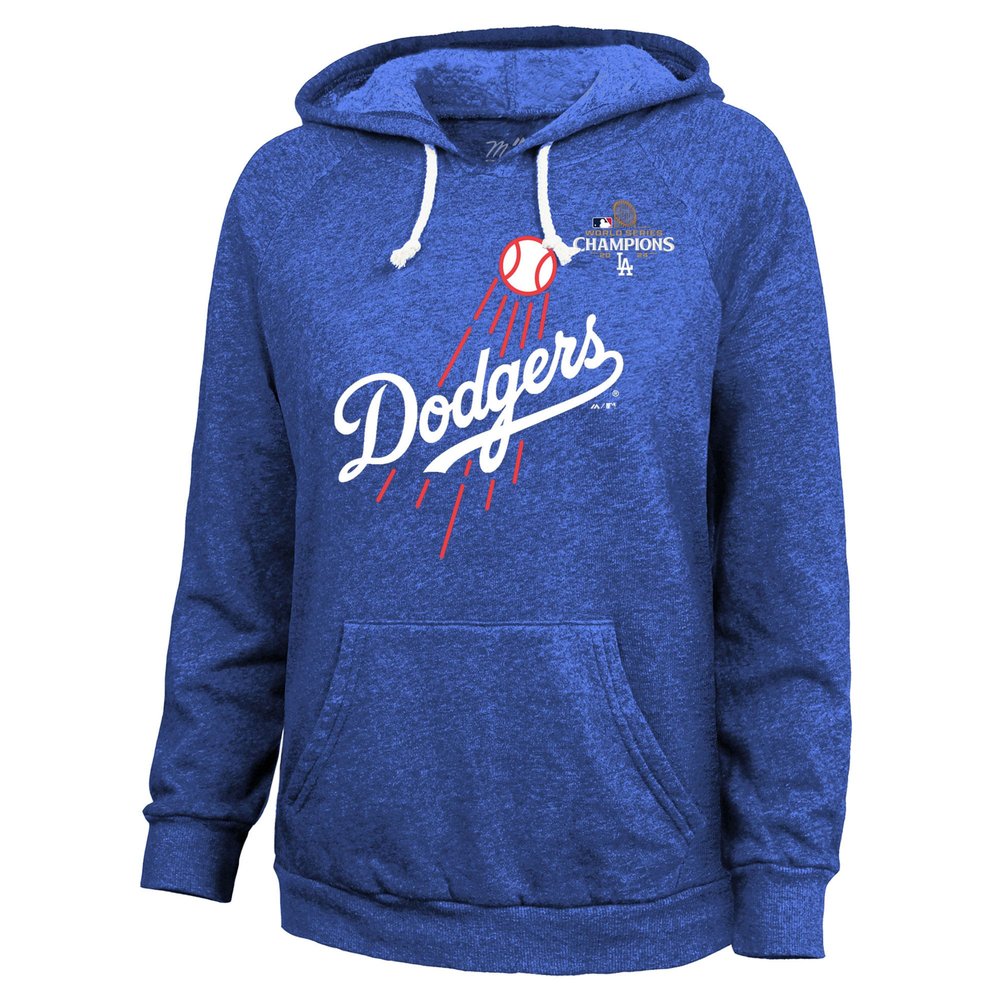 Women's Los Angeles Dodgers #5 Freddie Freeman Threads Royal 2024 World Series Champions Hoodie Women's Los Angeles Dodgers #5 Freddie Freeman Threads Royal 2024 World Series Champions Hoodie