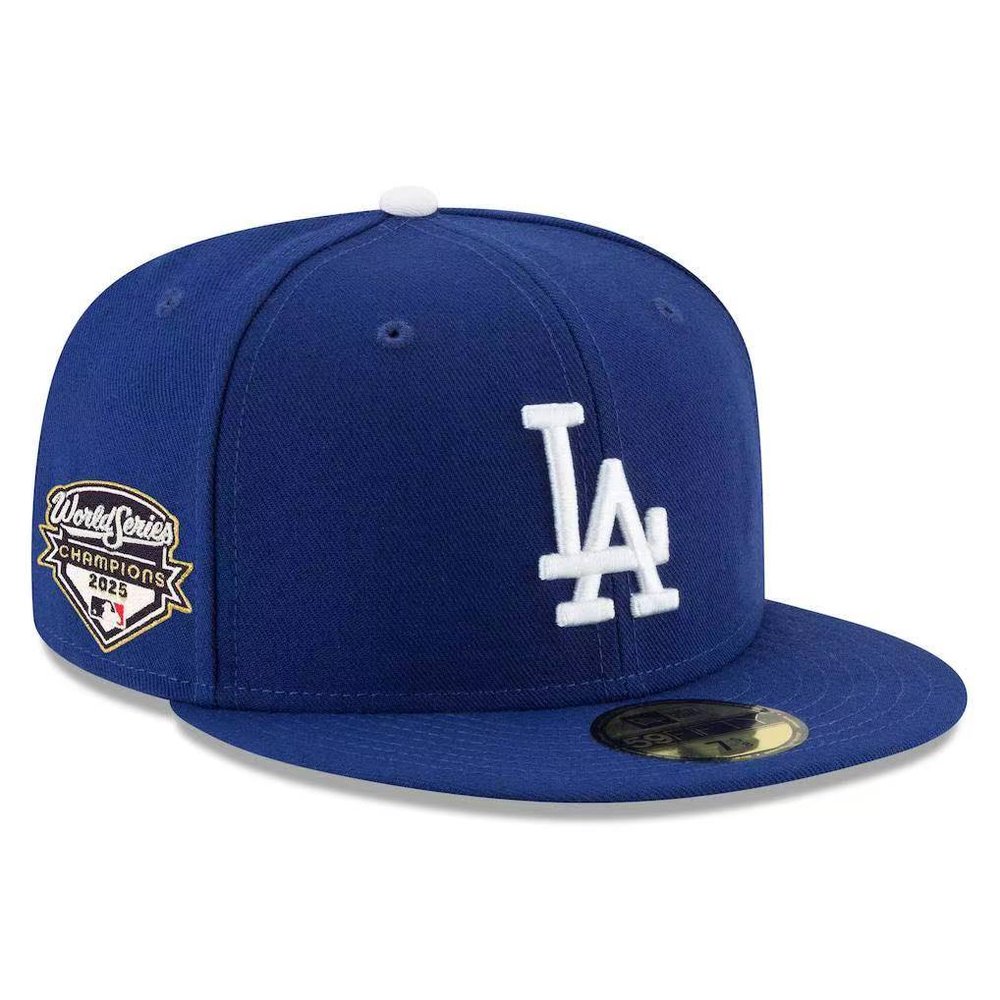 Los Angeles Dodgers 2025 World Series Champions Fitted Hat