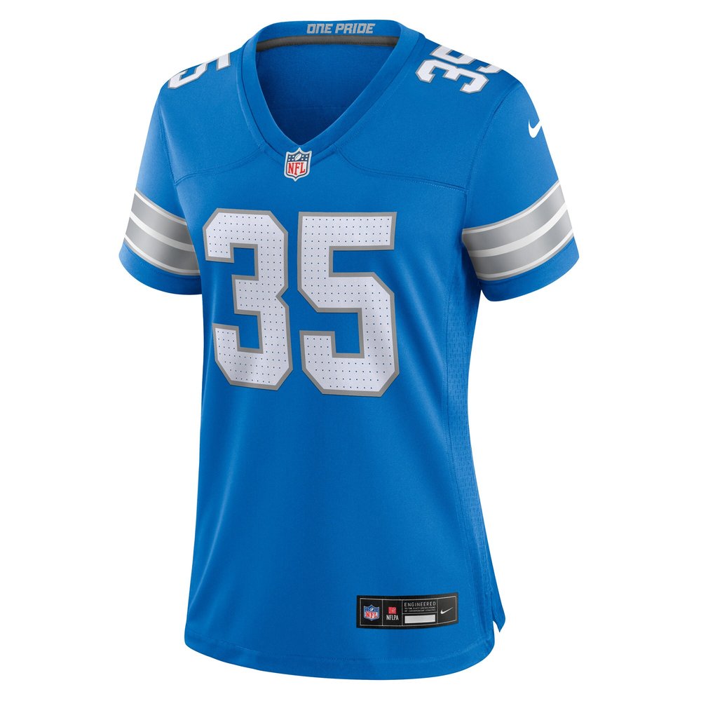 Women's Detroit Lions Chelen Garnes Blue Game Jersey Women's Detroit Lions Chelen Garnes Blue Game Jersey