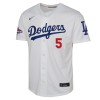Youth Los Angeles Dodgers #5 Freddie Freeman White 2024 World Series Champions Limited Player Jersey