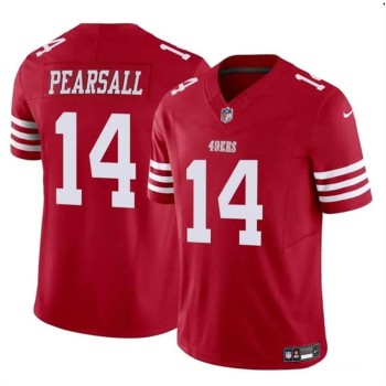 Youth San Francisco 49ers #14 Ricky Pearsall Red 2024 Draft F.U.S.E. Vapor Untouchable Limited Stitched Football Jersey Youth San Francisco 49ers #14 Ricky Pearsall Red 2024 Draft F.U.S.E. Vapor Untouchable Limited Stitched Football Jersey