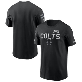 Men's Indianapolis Colts Black 2026 Salute to Service Sideline Dri-FIT T-Shirt Men's Indianapolis Colts Black 2026 Salute to Service Sideline Dri-FIT T-Shirt