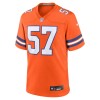 Men's Denver Broncos Tom Jackson Orange Mile High Collection 1977 Throwback Retired Player Game Jersey