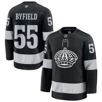 Youth Los Angeles Kings #55 Quinton Byfield Black Alternate Jersey Youth Los Angeles Kings #55 Quinton Byfield Black Alternate Jersey