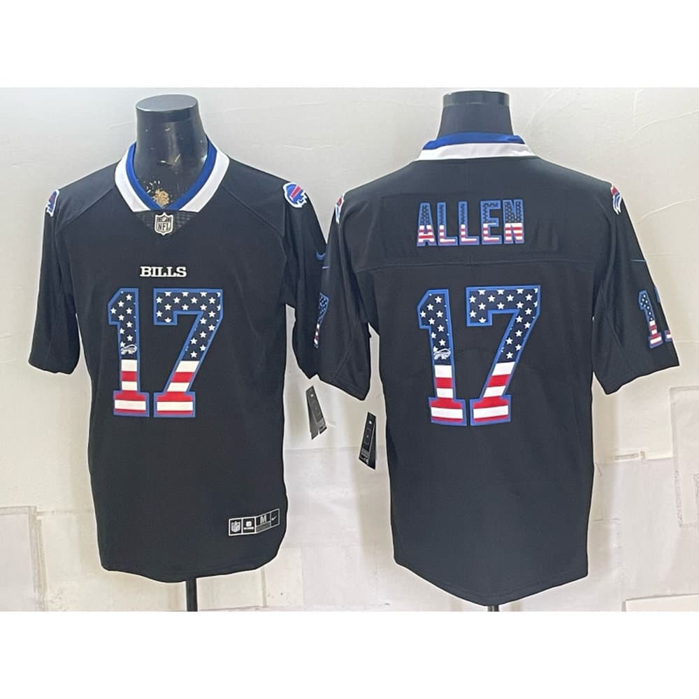 Youth Buffalo Bills #17 Josh Allen Black Vapor Limited Jersey