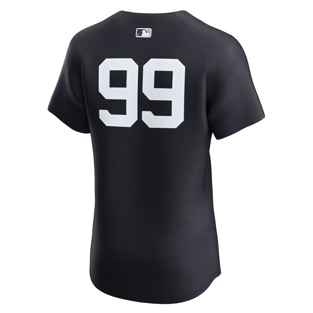 Men's New York Yankees #99 Aaron Judge Navy Alternate 2 Elite Player Jersey